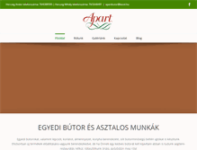 Tablet Screenshot of egyedibutor.com